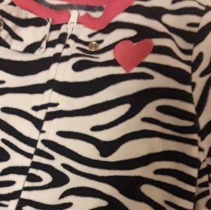 Zebra footed pajamas by child of mine by Carter's